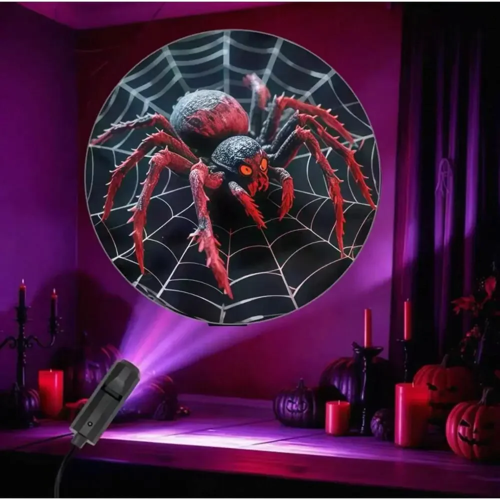 USB 6‑Pattern Holiday Projection Lamp for Party Decor